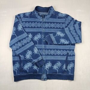 Tommy Bahama XXL Mens Jacket Button Up Denim‎ Chambray 26x28